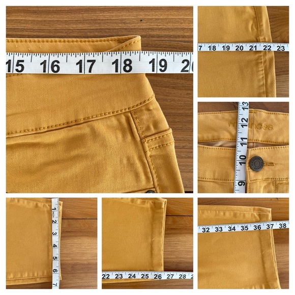 Maurice’s Yellow High Waisted Jeggings Size 18W Reg (Hemmed to Petite Length) - Picture 3 of 10